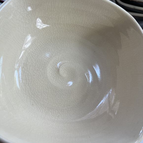 Studio Art Pottery Brown Square Shaped Bowls Stoneware Handmade Set of 5 - Picture 5 of 10